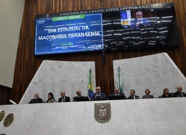 Confira o discurso dos Grão-Mestres na Assembleia Legislativa do Paraná